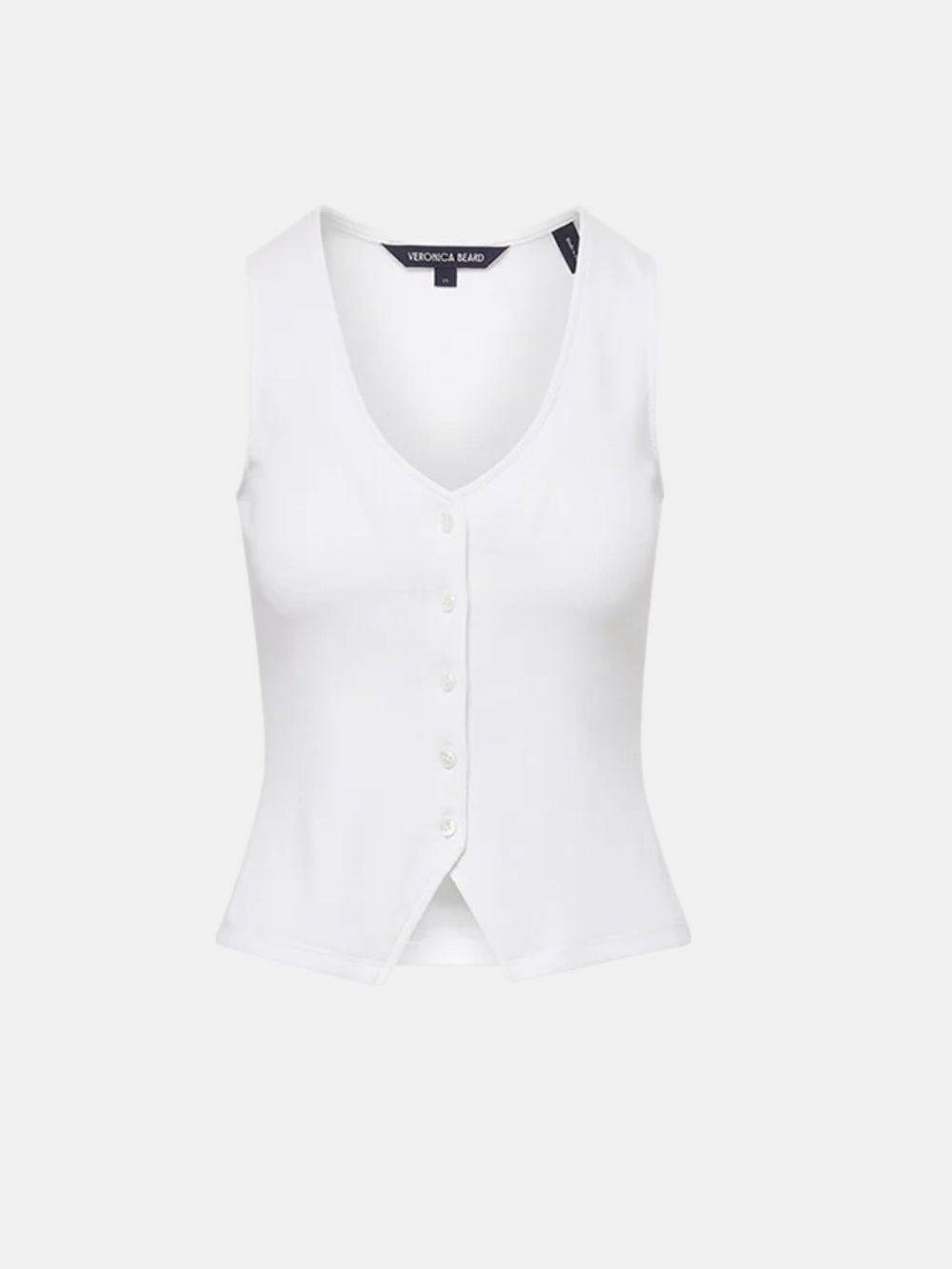 Veronica Beard Hoorne top White M - Picture 5 of 6